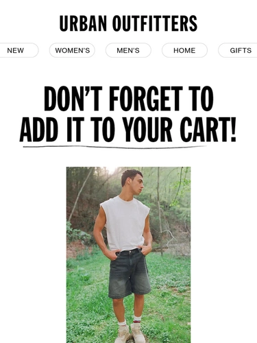 Urban Outfitters Sale Announcement