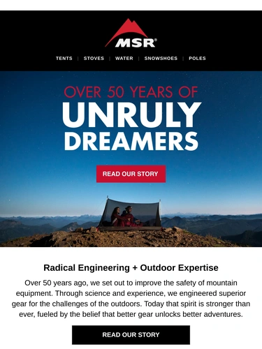 MSR Gear Newsletter