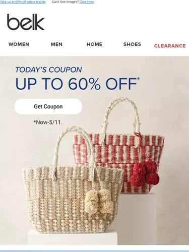 Belk Sale Announcement