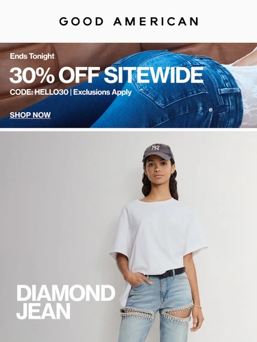 Good American Sale Announcement
