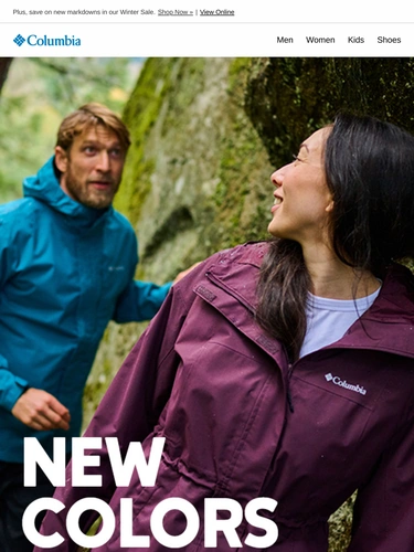 Columbia Sportswear Sale Announcement