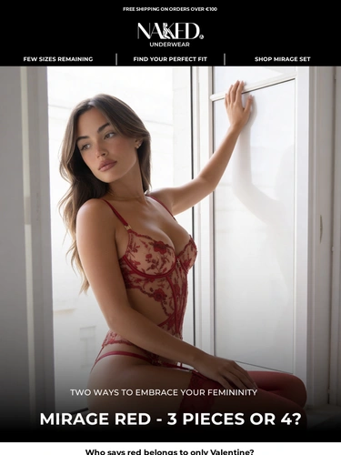 Naked Underwear Sale Announcement