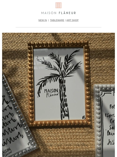 Maison Flaneur Product Launch