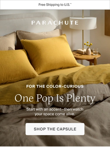 Parachute Home Sale Announcement