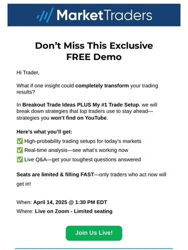 Market Traders Event Invitation