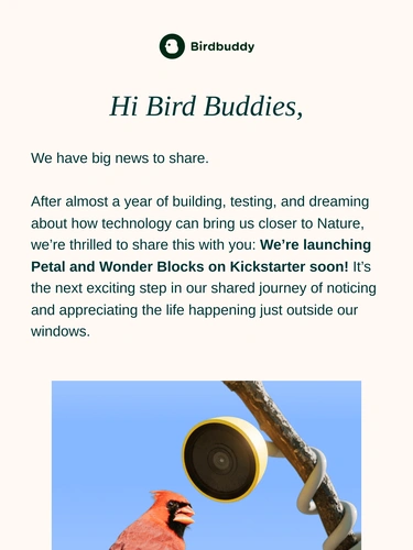 My Bird Buddy Product Launch