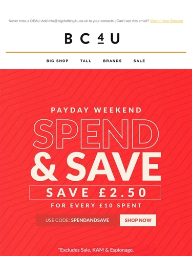 BigClothing4U Sale Announcement