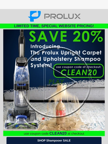 ProLux Cleaners Sale Announcement