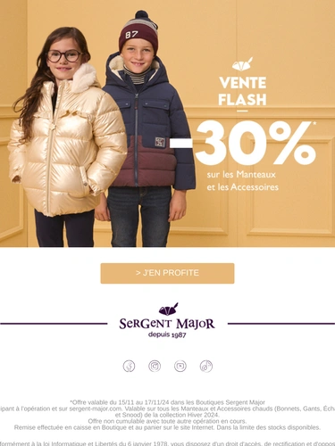 Sergent Major Sale Announcement
