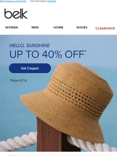 Belk Sale Announcement
