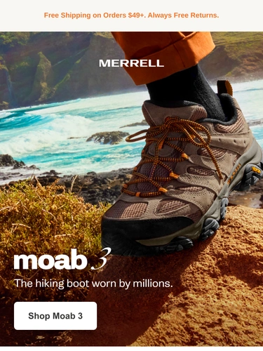 Merrell Sale Announcement