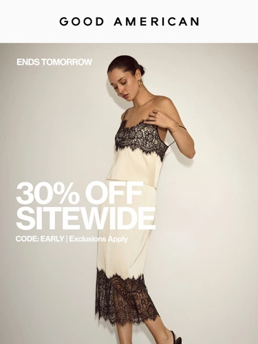 Good American Sale Announcement