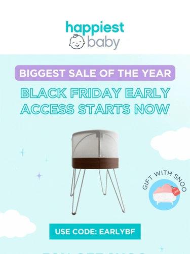 Happiest Baby Sale Announcement