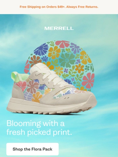 Merrell Sale Announcement