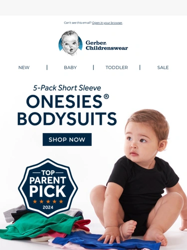 Gerber Childrenswear Sale Announcement