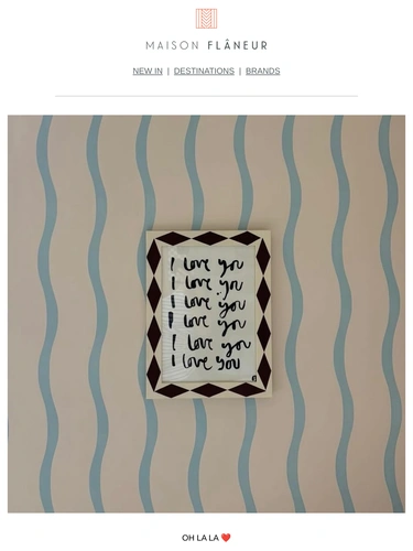 Maison Flaneur Holiday Campaign