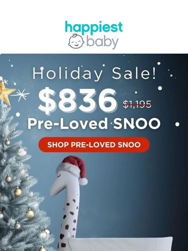 Happiest Baby Sale Announcement