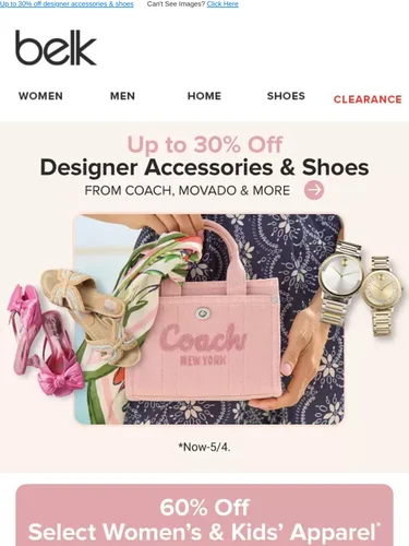 Belk Sale Announcement