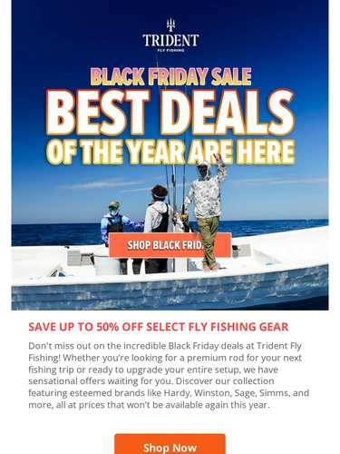 Trident Fly Fishing Sale Announcement