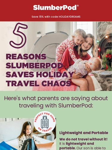SlumberPod Sale Announcement