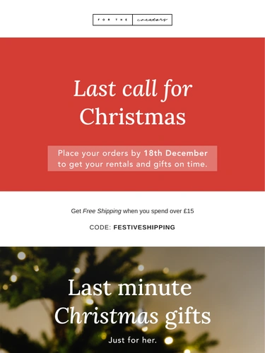For The Creators Holiday Campaign