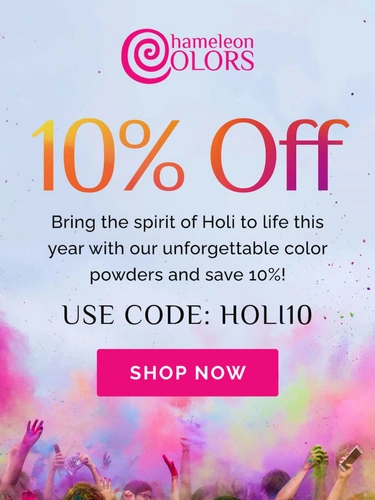 Chameleon Colors Sale Announcement
