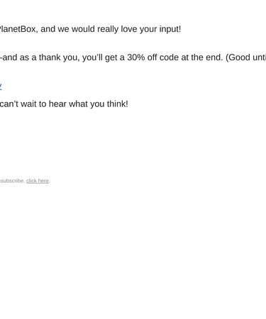 PlanetBox Customer Feedback