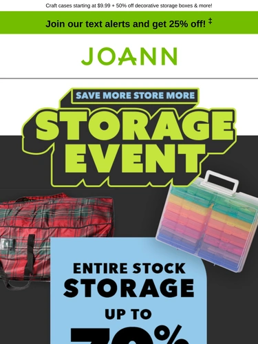 Joann Sale Announcement