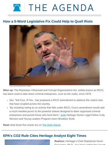 Heritage Foundation Newsletter