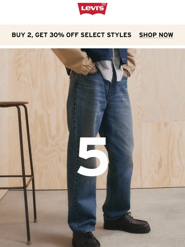 Levi's Sale Announcement