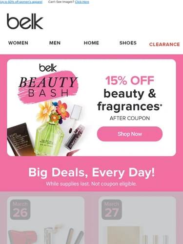 Belk Sale Announcement