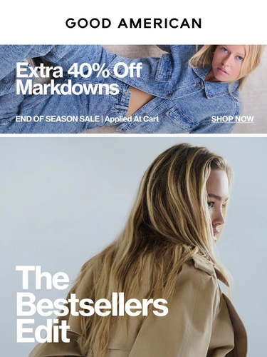 Good American Sale Announcement