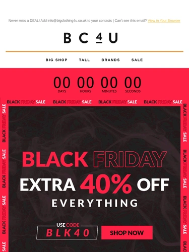 BigClothing4U Sale Announcement
