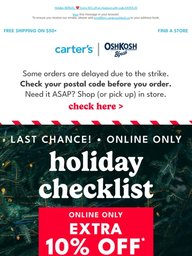 Carter's OshKosh Holiday Campaign