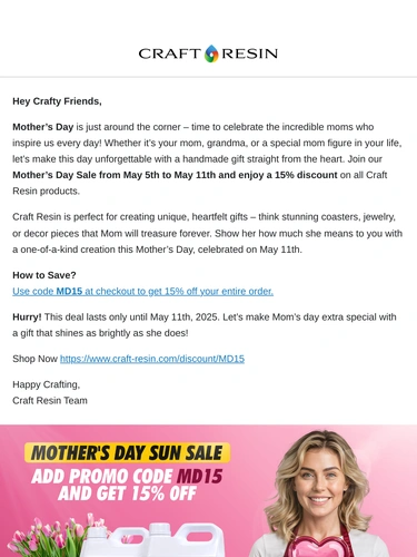 Craft Resin Holiday Campaign