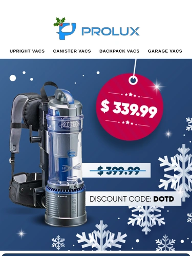 ProLux Cleaners Holiday Campaign