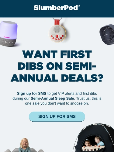 SlumberPod Sale Announcement