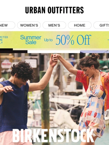 Urban Outfitters Sale Announcement