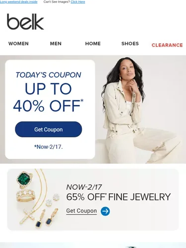 Belk Sale Announcement