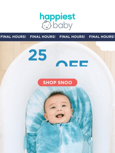 Happiest Baby Sale Announcement