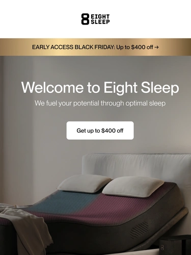 Eight Sleep Sale Announcement