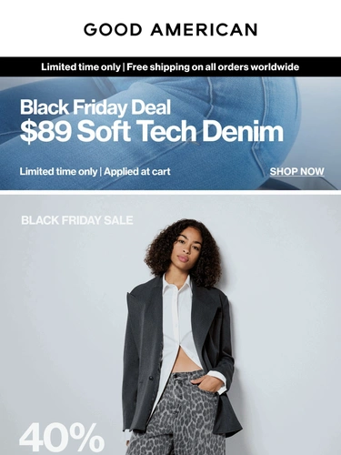 Good American Sale Announcement
