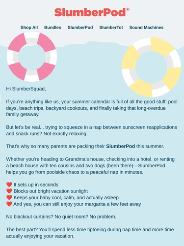 SlumberPod Sale Announcement