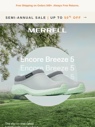 Merrell Sale Announcement