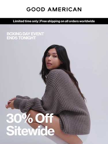 Good American Sale Announcement