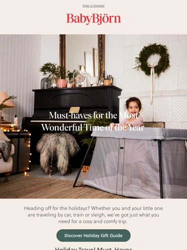 BabyBjörn Holiday Campaign
