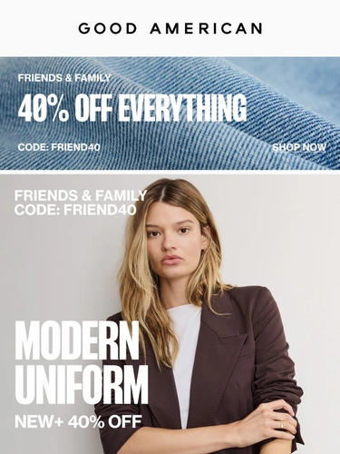 Good American Sale Announcement