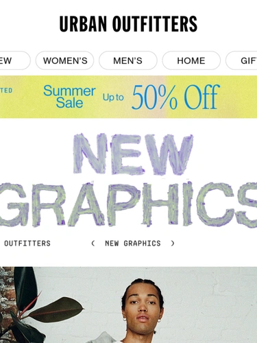 Urban Outfitters Sale Announcement
