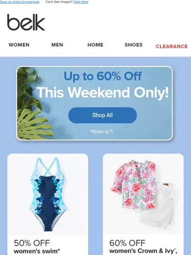 Belk Sale Announcement