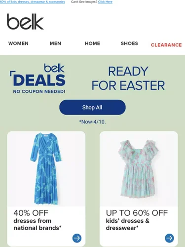 Belk Sale Announcement
